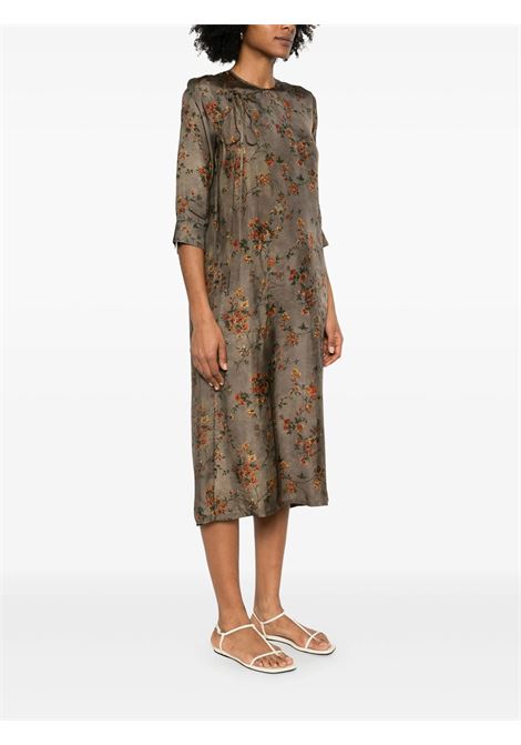 agina dress ggrey and red UMA WANG | UP5001UW087
